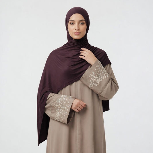 Praktischer Jersey Hijab – Ohne Nadeln | Sofort Tragbar & Bequem