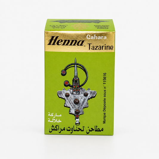 Henna Sahara Tazarine Pulver, zur Kühlung und Pflege der Haut