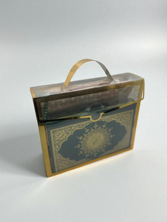 Quran Gift Set, 3-Piece. Elegant Quran - Black