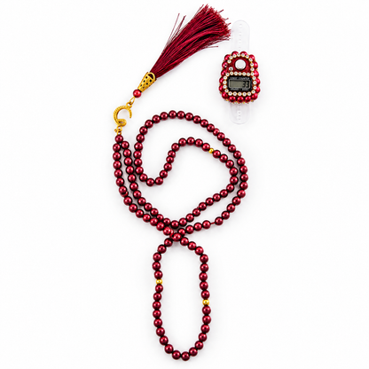 Premium Digitaler Tasbih mit Geschenkbox in Herzform