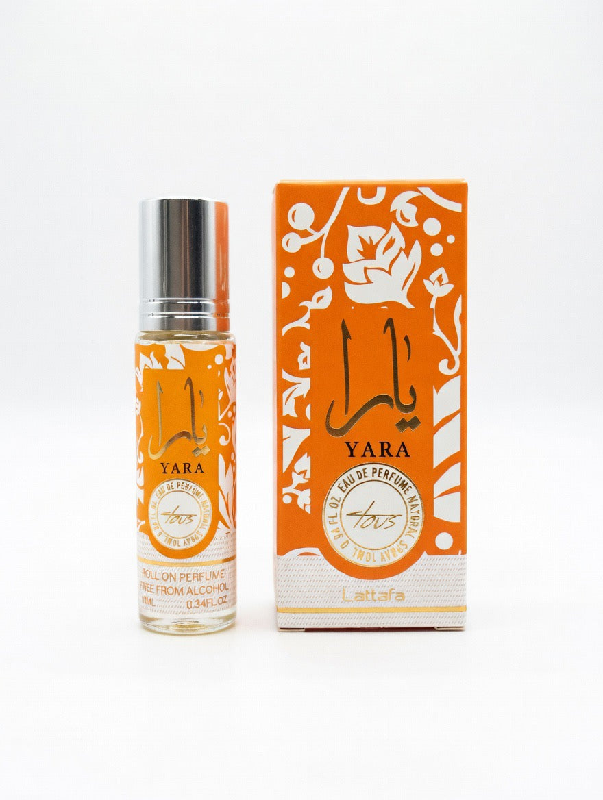 Yara by Lattafa – Roll-on Perfume 10ml (alcohol-free)