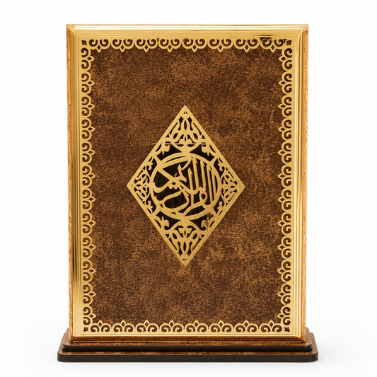 Quran Al Karim in dekorativer Stand box - Gold