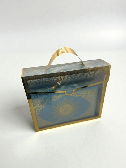 Quran Geschenkset, 3 tlg. Edler Koran - Blau
