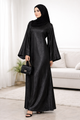 Robe à lacets dans le dos et motif élégant