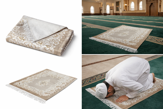 Eleganter Gebetsteppich mit Ornamentmuster