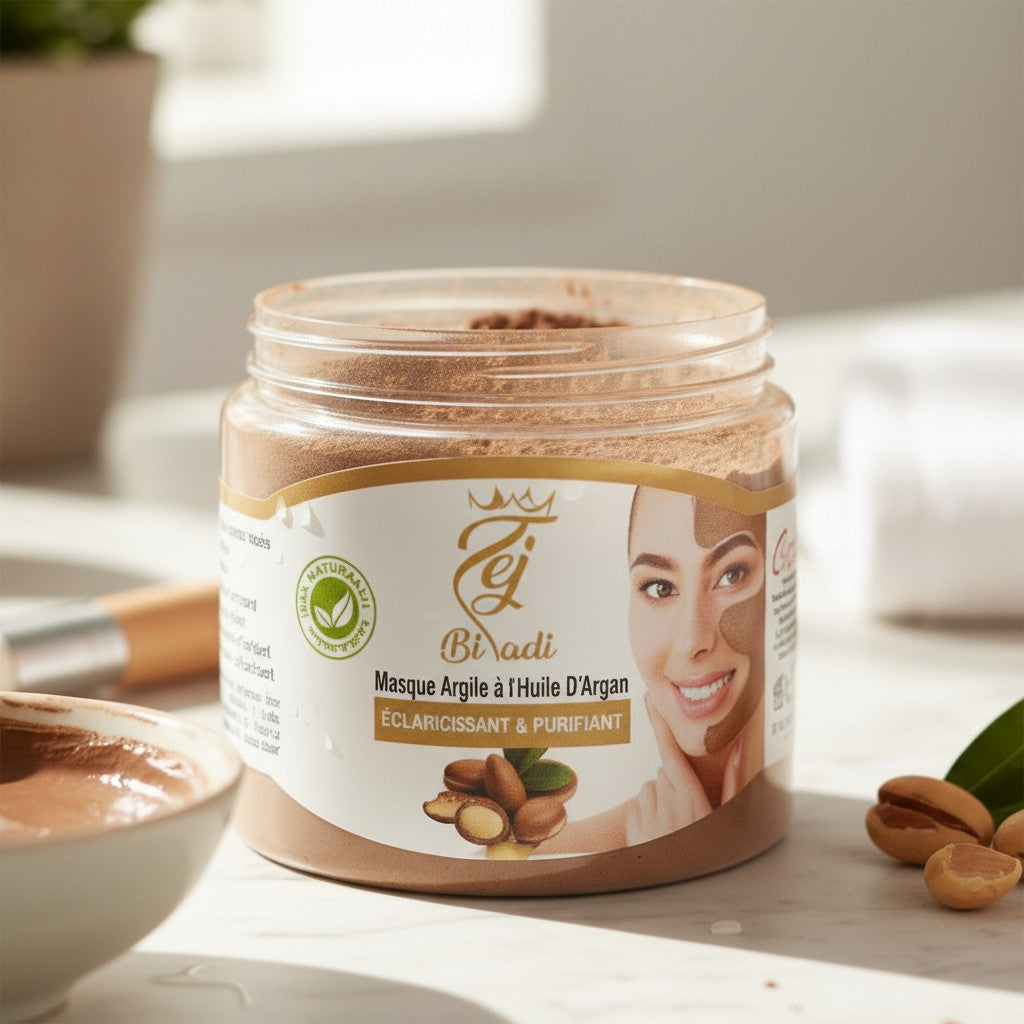 Tej Bladi – Tonerde-Maske mit Arganöl