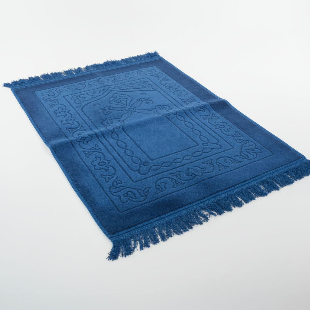 Gebetsteppich Gepolstert XL - Blau