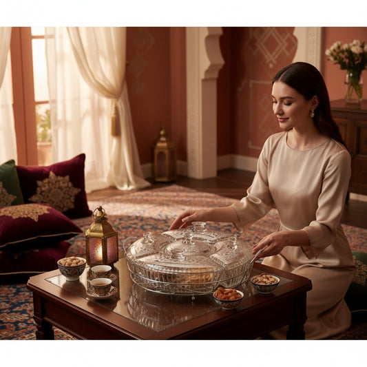 Elegant Glass Serving Set – 5 Pieces