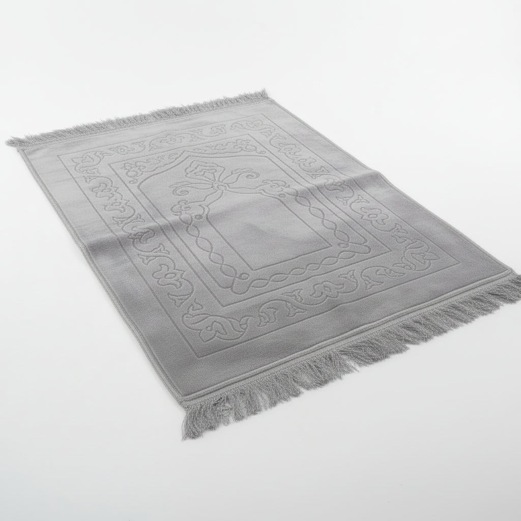 Gebetsteppich Gepolstert XL - grau