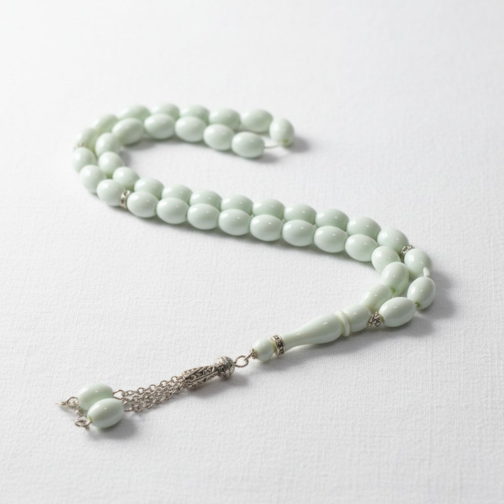 Edle Tasbih Gebetskette – 33 - Türkis