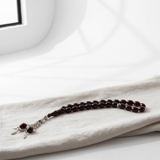 Elegant Tasbih Prayer Beads - 33 - Black