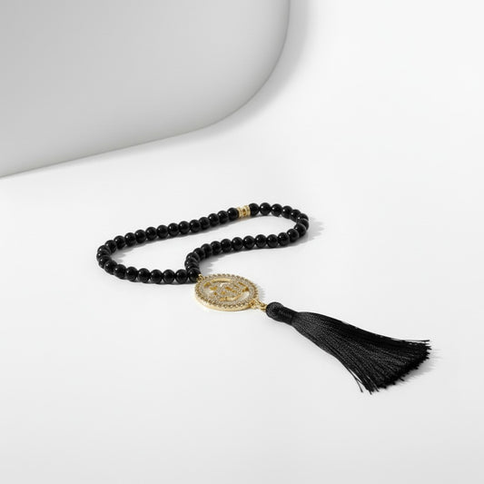 Noble Tasbih Prayer Beads 33 – Deep Black