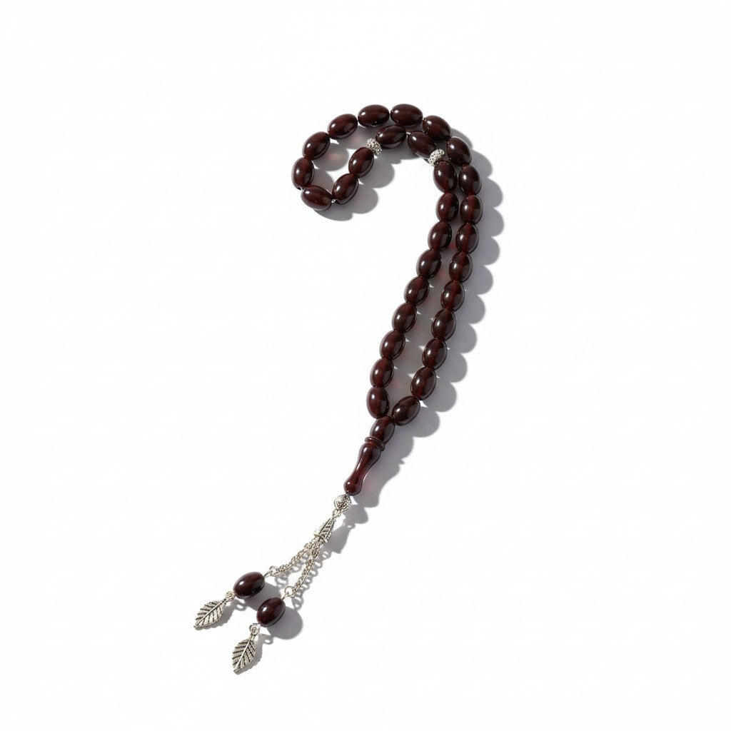 Edle Tasbih Gebetskette - 33 - Schwarz