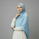 Premium Jersey Liquid Hijab - Hell Blau