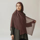Organza Hijab - Braun